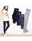 Yuanjiaxin lato brzuch chuda macierzyństwo Legging w elastycznej bawełny regulowany talia ołówek spodnie ciążowe odzież dla cięż