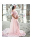 Sukienka ciążowa sesja zdjęciowa maxi dla kobiet w ciąży ciężarnych modna delikatna długa