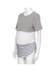 Koszulka nocna damska dla kobiet w ciąży karmiących luźna zwiewna bawełniana komfortowa wygodna modna
