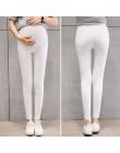 Skinny spodnie ciążowe dla kobiet w ciąży ubrania Stretch ołówek spodnie do karmienia legginsy ciąży odzież wiosna Wear 6 koloró