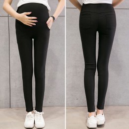 Skinny spodnie ciążowe dla kobiet w ciąży ubrania Stretch ołówek spodnie do karmienia legginsy ciąży odzież wiosna Wear 6 koloró