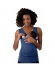 Karmienie piersią T shirt pielęgnacja laktacji odzież dla ciężarnych kobiet w ciąży Tank Top odzież ciążowa biustonosz do karmie