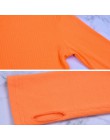 BOOFEENAA Neon kolor bluza z golfem Crop top z długim rękawem kobiety Sexy Slim jesień zima ulicy topy Tshirt Streetwear C70-I23