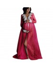 Kobiety koronkowa sukienka ciążowa macierzyński fotografia rekwizyty koronkowe ubrania ciążowe suknie do sesji zdjęciowych dla k