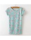 2019 kobiet lato hot kot drukuj casual drukuj O-neck moda koszula z krótkim rękawem T-shirt