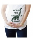Ciążowa odzież dla kobiet w ciąży macierzyńskiego koszulka, luźne ubrania ciążowe zabawna koszula kobiety bawełna macierzyński m