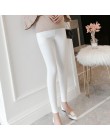 1662  stretch bawełna Skinny Legging 2019 moda jesień obcisłe spodnie odzież dla ciężarnych brzucha dla kobiet odzież ciążowa