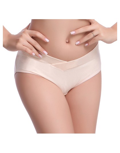 Podnoszą U młodych 22 style bawełniane majtki ciążowe ciąży bielizna w kształcie litery U majtki dla kobiet w ciąży Plus rozmiar