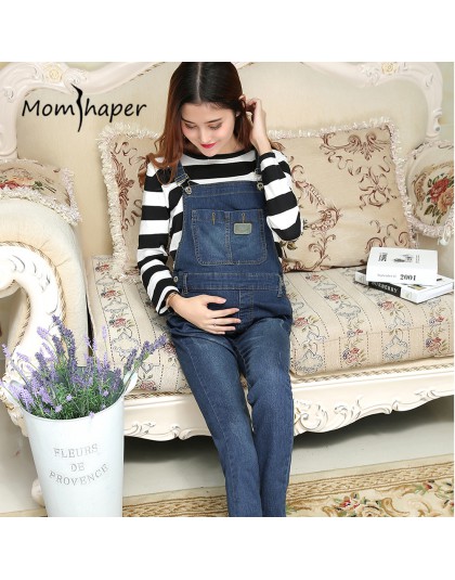 Kobiet w ciąży ubrania dżinsy śliniaki ciążowe jesień elastyczność spodnie stóp podnieść brzuch kobiety plus rozmiar 2018 mody s