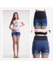 Nowe letnie jeansy ciążowe spodnie jeansowe spodenki ciąży dżinsy dla kobiet w ciąży matki ubrania odzież PT09