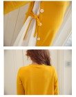 Envsoll nowe M-2XL odzież ciążowa jesień z długim rękawem bawełniana sukienka w ciąży, czarny, żółty, ciąży odzież dla ciężarnyc