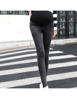 MUQGEW odzież ciążowa zwanger macierzyństwo ciąża spodnie skinny fit dżinsy w ciągu spodnie elastyczne spodnie vêtement grossess