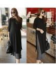 2018 sukienki w ciąży sukienka jesienna luźny duży rozmiar z długim rękawem koreański sukienka ciążowa dla kobiet w ciąży karmie