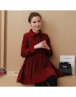 1076  plisowana talii przycisk sztruks bluzki ciążowe 2017 wiosna koreański mody ciąży tunikowe bluzki odzież dla ciężarnych ko