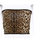 JAYCOSIN bluzki crop top Leopard Print damski tank Tops Sexy FashionTank topy kamizelka Halter Off ramię Camisole apr2