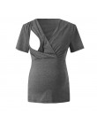 Vêtement femme 2019 kobiety w ciąży bluzki do karmienia ubrania w paski karmienie piersią koszulka top bluzka ropa de mujer ubra