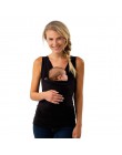 Modna funkcjonalna koszulka damska męska z obszerną kieszonką dla maluszka na brzuchu oryginalne nosidełko dla niemowląt
