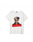 Xxxtentacion lato, żeński, moda duży rozmiar hip hop luźna koszulka duży rozmiar S-2XL z krótkim rękawem nowy cartoon drukuj kos