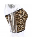 JAYCOSIN bluzki crop top Leopard Print damski tank Tops Sexy FashionTank topy kamizelka Halter Off ramię Camisole apr2