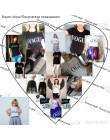 Harajuku mody VOGUE list wydrukowano koszulki damskie topy Tee t shirt kobiet dla kobiet tumblr czarny/biały kawaii krótki z dłu