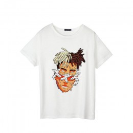 Xxxtentacion lato, żeński, moda duży rozmiar hip hop luźna koszulka duży rozmiar S-2XL z krótkim rękawem nowy cartoon drukuj kos