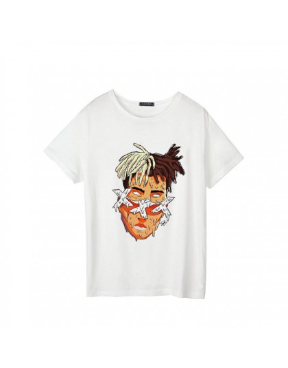 Xxxtentacion lato, żeński, moda duży rozmiar hip hop luźna koszulka duży rozmiar S-2XL z krótkim rękawem nowy cartoon drukuj kos