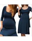 Sukienka ciążowa ubrania letnie ubrania ciążowe bawełniane na co dzień w ciąży karmienie piersią sukienka dla kobiet w ciąży