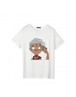 Xxxtentacion lato, żeński, moda duży rozmiar hip hop luźna koszulka duży rozmiar S-2XL z krótkim rękawem nowy cartoon drukuj kos