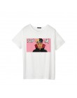 Xxxtentacion lato, żeński, moda duży rozmiar hip hop luźna koszulka duży rozmiar S-2XL z krótkim rękawem nowy cartoon drukuj kos