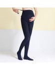 Wysokiej jakości ciąża legginsy 320D aksamitna regulowane wysokie elastyczne legginsy w ciąży ubrania spodnie dla kobiet pończoc