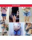 2019 dla kobiet w ciąży spodenki latem nosić niskiej talii spodenki jeansowe lato nosić nowa wiosna luźne spodnie dla kobiet w c