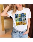 Brand New lato Harajuku T Shirt dla kobiet śmieszne kot na co dzień z krótkim rękawem topy Tee Femme T koszula Plus rozmiar kobi