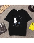 KAWAII druku T koszula kobiety wiosna lato nowy styl krótki rękaw okrągły dekolt kobiety bluzki na co dzień luźne Tshirt kobiet