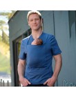 Dopasowanie rodzina nosidełko dla niemowląt odzież kangur T-Shirt dla ojca matki z dzieckiem z krótkim rękawem duża kieszeń kosz