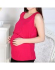 Kobiety w ciąży karmienie piersią kamizelka odzież ciążowa pielęgniarstwo topy koszulki bez rękawów ubrania pielęgniarstwo wierz