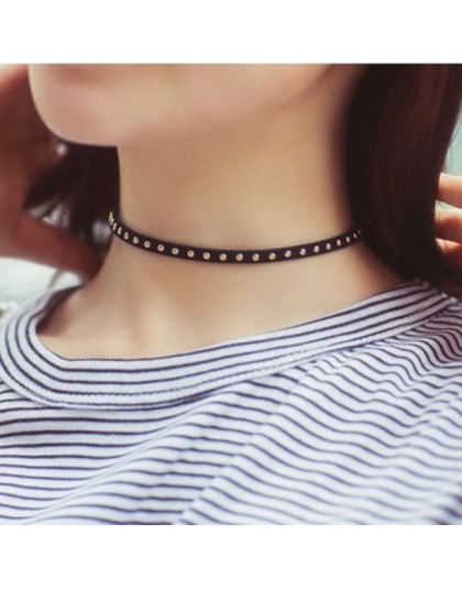 Biżuteria damska młodzieżowa dziewczęca ozdobny choker na szyję ozdobny modny wygodny dekoracyjny