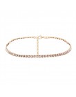 H: HYDE moda biżuteria akcesoria luksusowe Rhinestone Choker naszyjnik dla kobiet Temperament kołnierz mujer naszyjnik prezent u