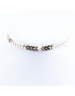 X220 liście łańcuszek cekiny Choker naszyjniki dla kobiet czechy styl biżuteria oświadczenie naszyjniki Party biżuteria najlepsz