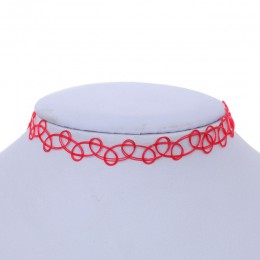 1 sztuk sprzedać nowy Choker naszyjniki kolorowe Chokers wakacje kurort nadmorski plaża biżuteria kropla wody okrągłe Cobwebbing