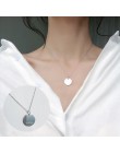 Moda małe delicje naszyjniki dla kobiet biżuteria wielowarstwowe księżyc gwiazda wisiorki srebrny kolor Choker krzyż etniczne pr