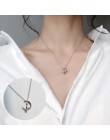 Moda małe delicje naszyjniki dla kobiet biżuteria wielowarstwowe księżyc gwiazda wisiorki srebrny kolor Choker krzyż etniczne pr