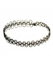 Handmade aksamitne koronki w stylu Vintage Choker naszyjnik dla kobiet kołnierz momenty naszyjnik Stretch Yin Yang jednorożec ur