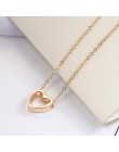 Moda naszyjnik serce projekt czarny złoto srebro kolor hollow prosta biżuteria dla kobiet prezent ślubny 2018 hot new xz3