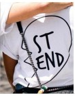 Najlepsi przyjaciele T koszula kobiety Top 2018 lato kobiety kobiet T Shirt drukowania list być pt ST koniec T koszule z krótkim