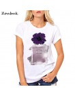 2018 harajuku t koszula kobiety kwiat perfumy t-shirt kobieta moda z krótkim rękawem tshirt na co dzień kobiet koszulki z krótki