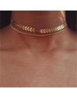 Tenande nowe mody serce kryształowe naszyjniki liść księżyc Choker naszyjniki wisiorki dla kobiet Beach Style oświadczenie biżut