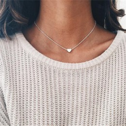 Tenande nowe mody serce kryształowe naszyjniki liść księżyc Choker naszyjniki wisiorki dla kobiet Beach Style oświadczenie biżut