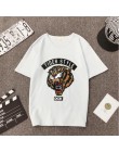 Nowa moda T koszula kobieta wiosna lato tygrys głowicy drukującej z krótkim rękawem kobiet topy koszulki dorywczo luźne T shirt 