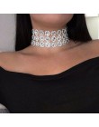 N325 Bling naszyjnik typu choker leżący na linii obojczyka kwiat kobiety ślub zaręczyny naszyjniki collares mujer Collier Bijoux