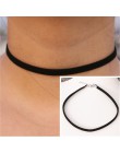 90 inspirowane Gothic Lolita Punk Choker naszyjnik czarny aksamitny zamsz koronki kwiat Steampunk momenty biżuteria oświadczenie